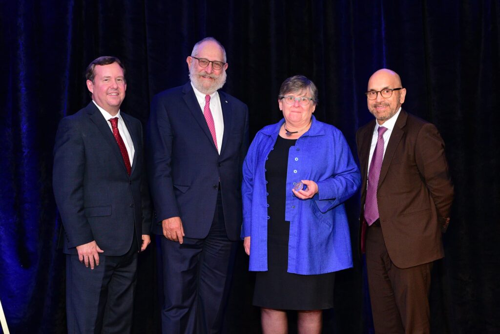 Health Research Foundation - Accepting the Medal of Honour